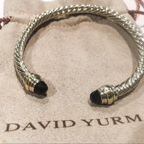 David Yurman Jewelry - David Yurman ⛔️SOLDCable gold & sterling onyx